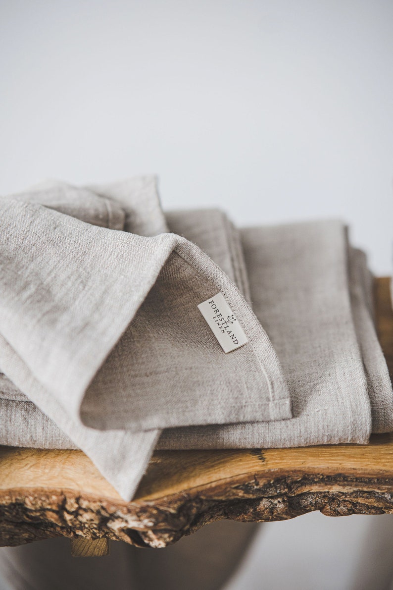 Natural linen bath towels, Stonewashed linen towels, Softened linen towels in various sizes, Heavyweight linen towels, Absorbent towels. image 3