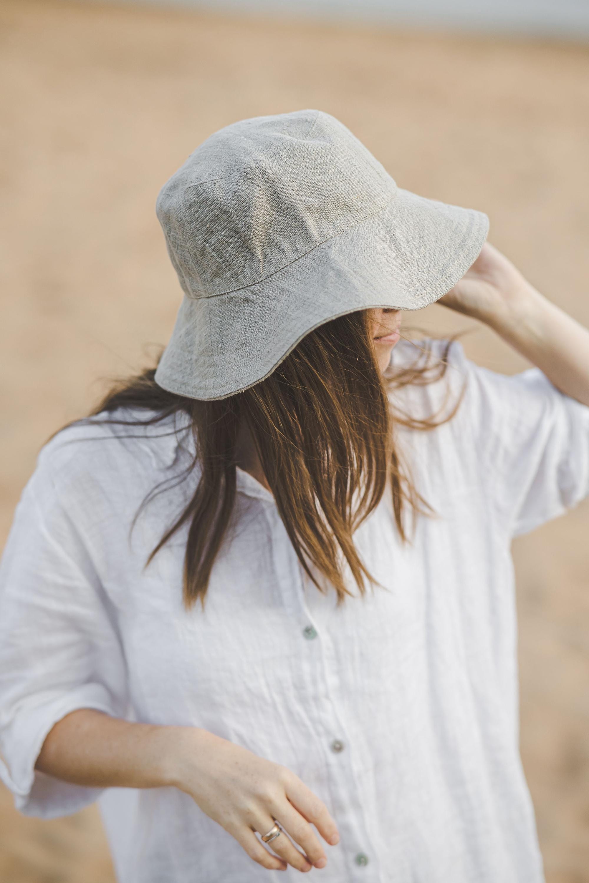 Women\'s Tropical Trends Beige Linen Blend Bucket Hat One Size 6ed9e3f4-a7ce-444a-943c-  main image 2