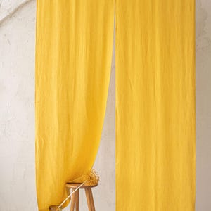 Forest Green Linen Noren Curtain, Handcrafted Japanese Room Divider, Elegant & Natural Home Decor, Eco-Friendly Linen Doorway Curtain. image 9
