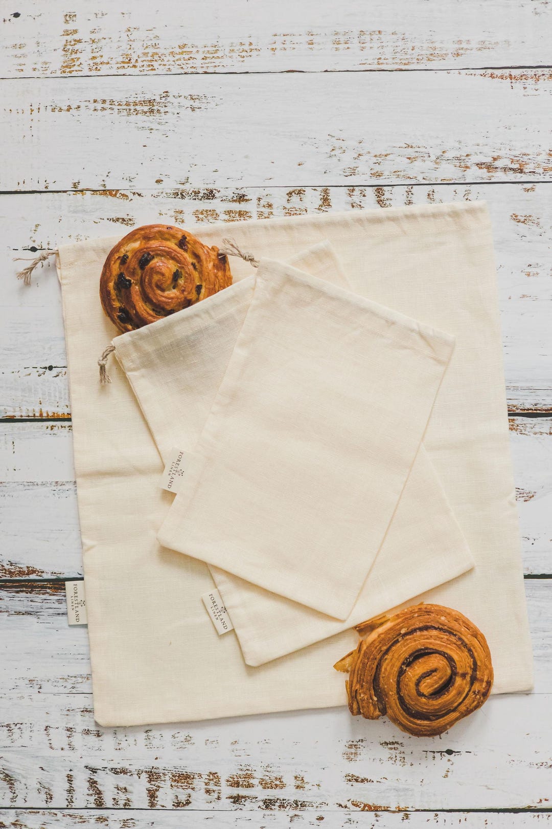Natural Linen Bread Bag – Reusable and Plastic-free Bread Storage ...