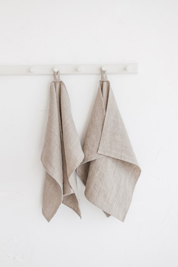 Natürliche Leinentücher, Stonewashed Leinentücher, matte Leinentücher in verschiedenen Größen, schwere Leinentücher, saugfähige dicke Handtücher