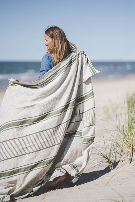 Louis Vuitton LV x YK Faces Beach Towel Blue in Cotton - US