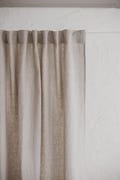 Natural Linen Curtain with Multifunctional Heading Tape – Custom Size Window Panel, Handmade Linen Drapes for Bedroom & Living Room. product logo