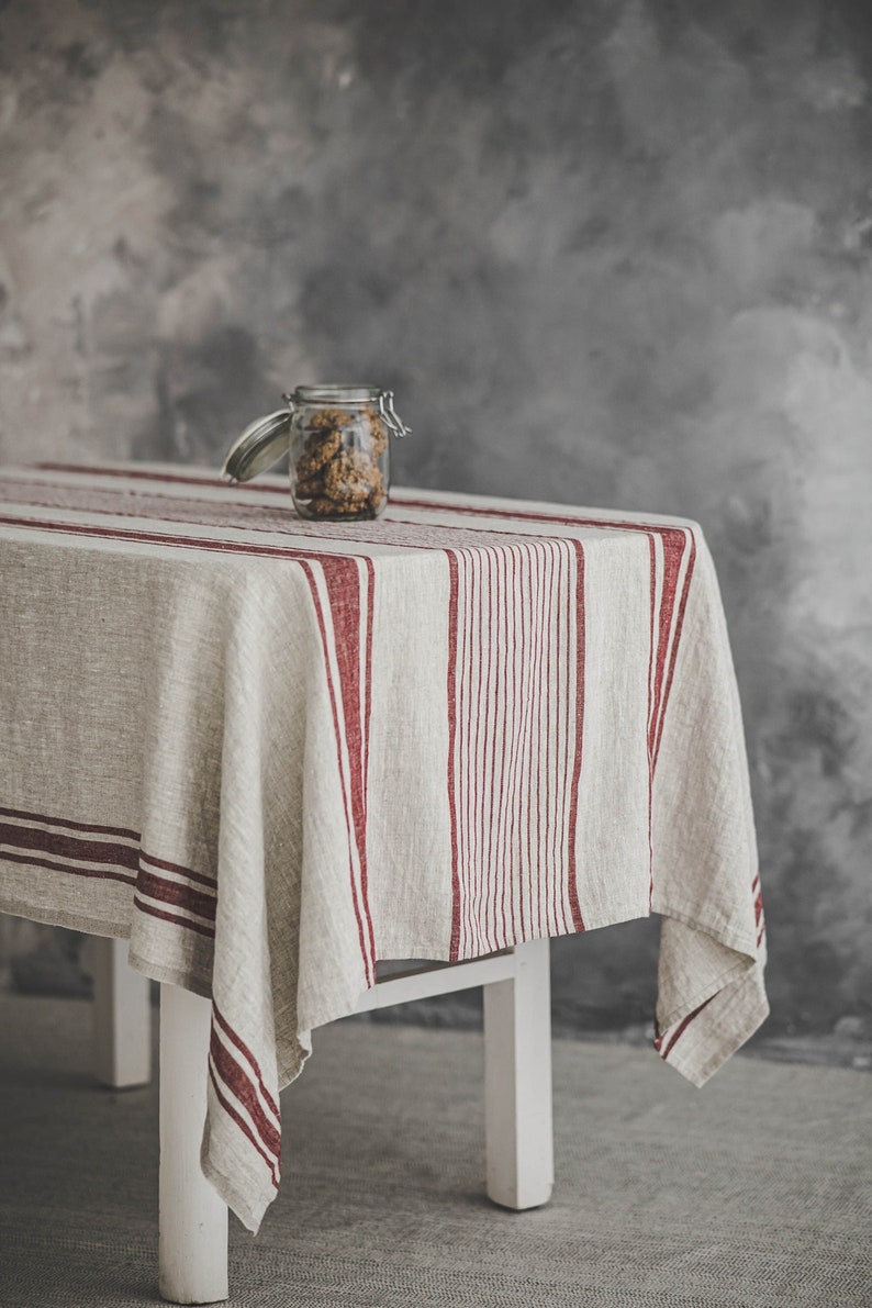 french linen tablecloth