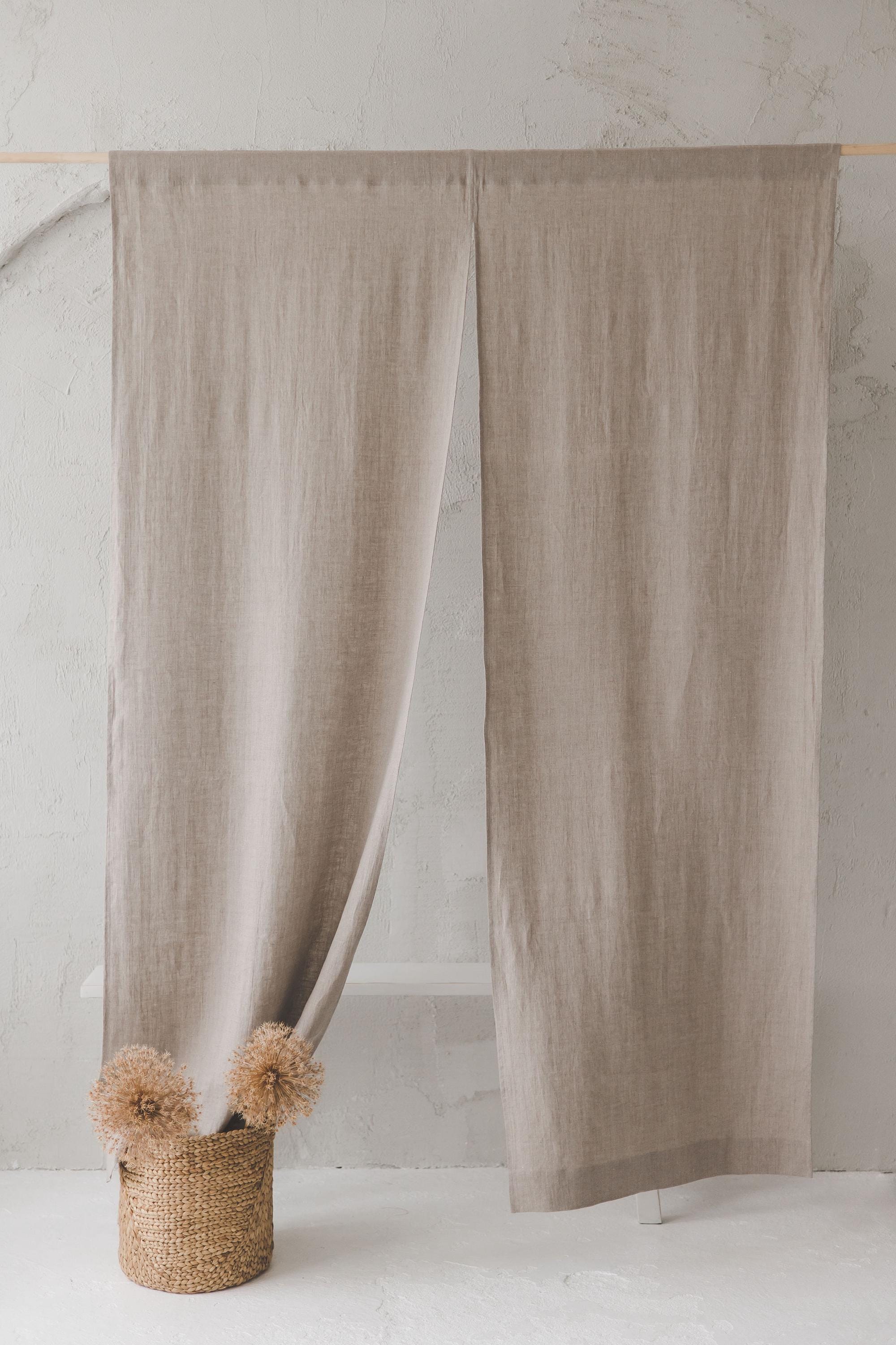 Japanese Curtain Doorway Japanese Noren Curtain, Linen Door Curtain