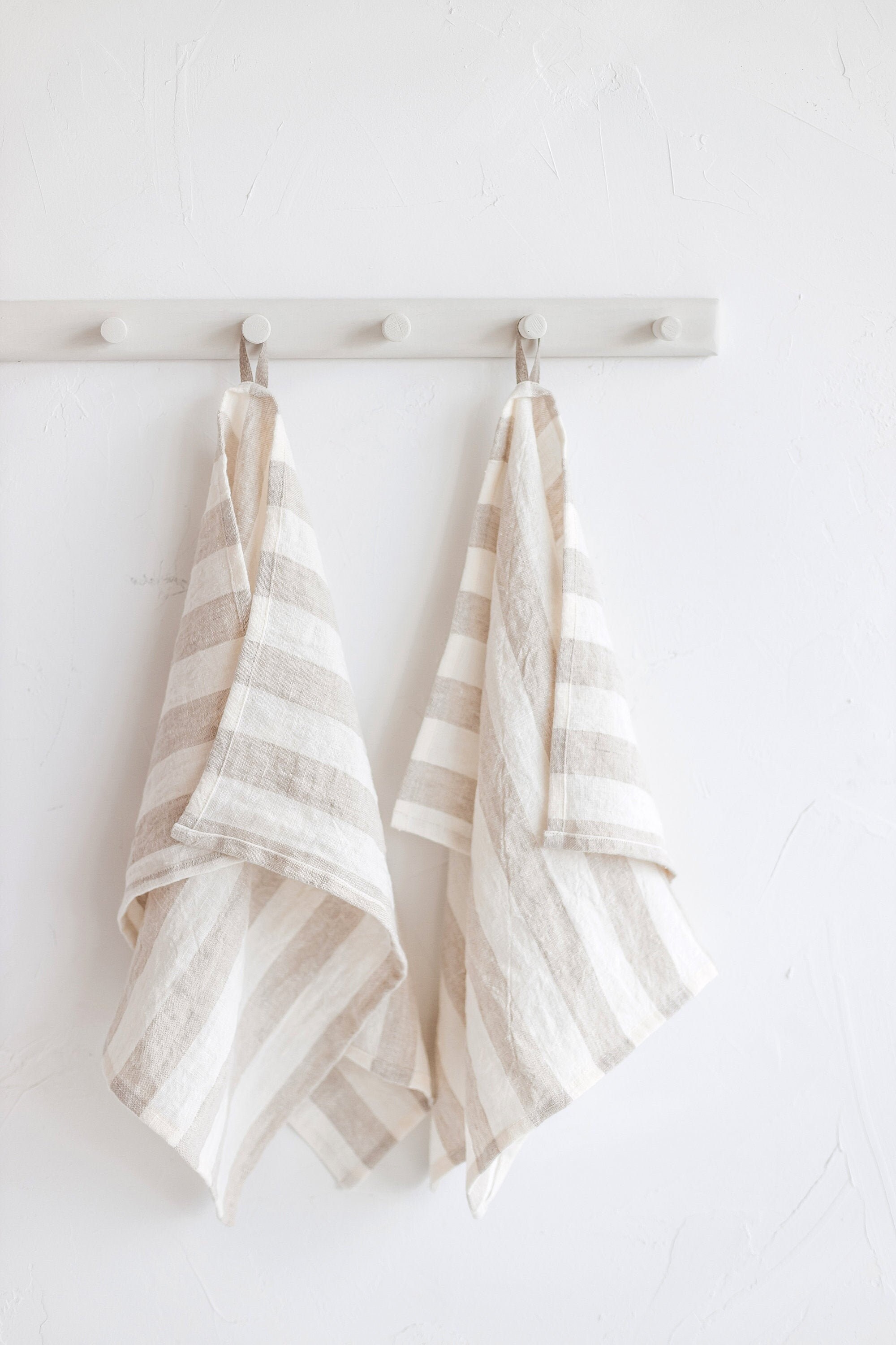 White Linen Towels Set of 2 Natural Linen Bath Towels Etsy UK