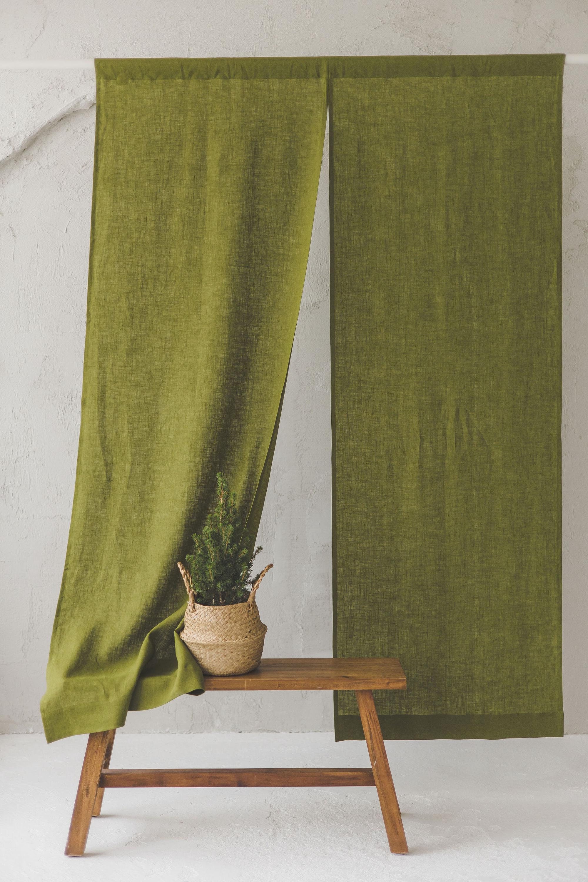 Green Pojagi Curtain - Etsy