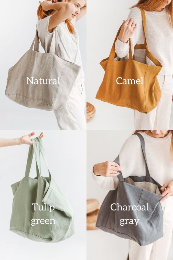 Linen handbag