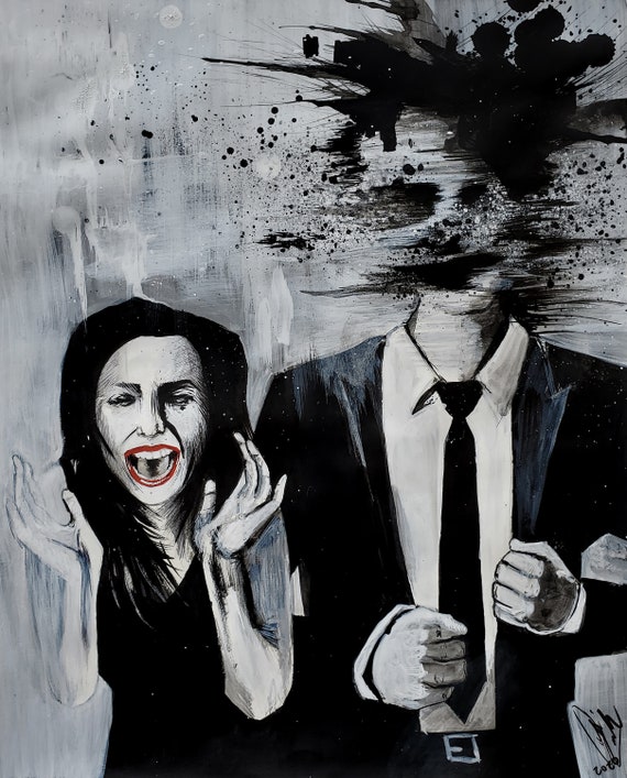 Scary Face / Horror / Digital Painting / Digital Art / -  Denmark