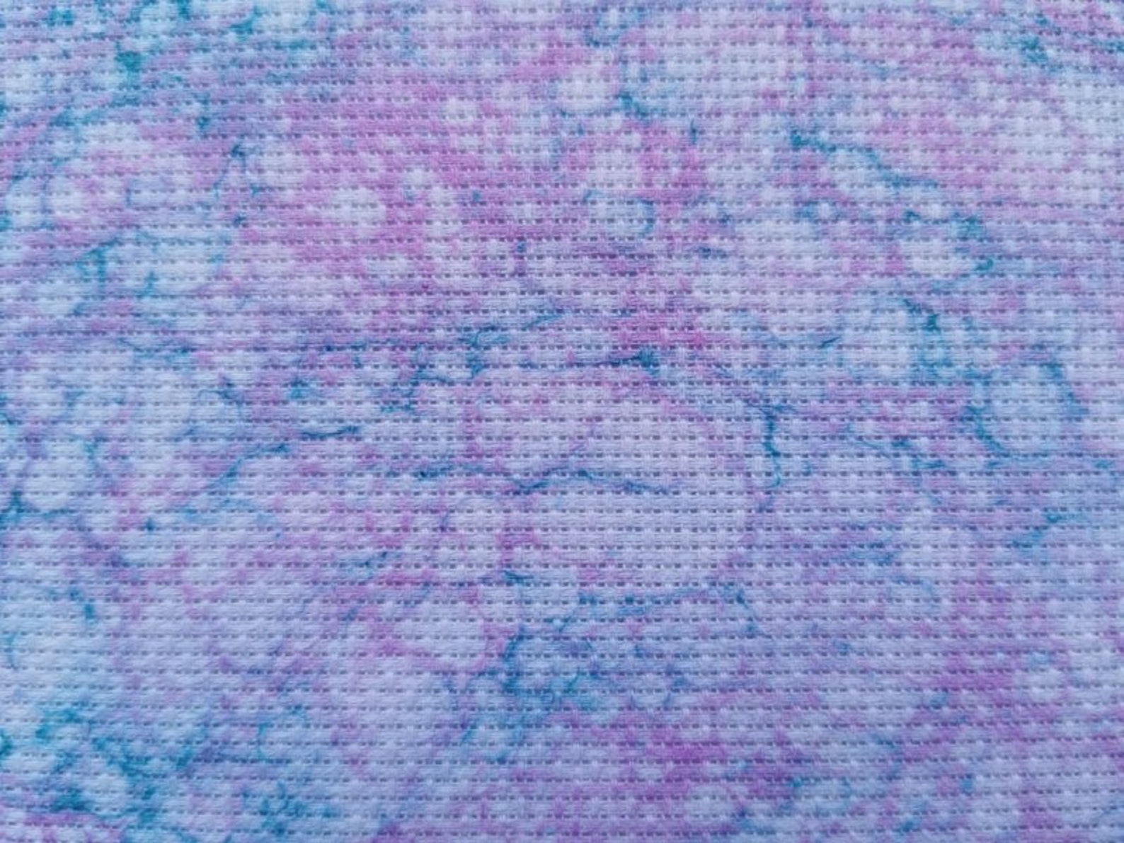 Hand dyed Aida 16 cross stitch fabric Etsy