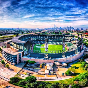 White Sox Stadium Chicago Canvas, Guaranteed Rate Field, Chicago Baseball, Chicago Wall Decor, by Will Byington Photography image 7