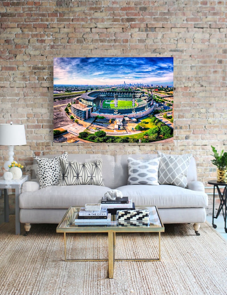 White Sox Stadium Chicago Canvas, Guaranteed Rate Field, Chicago Baseball, Chicago Wall Decor, by Will Byington Photography image 4