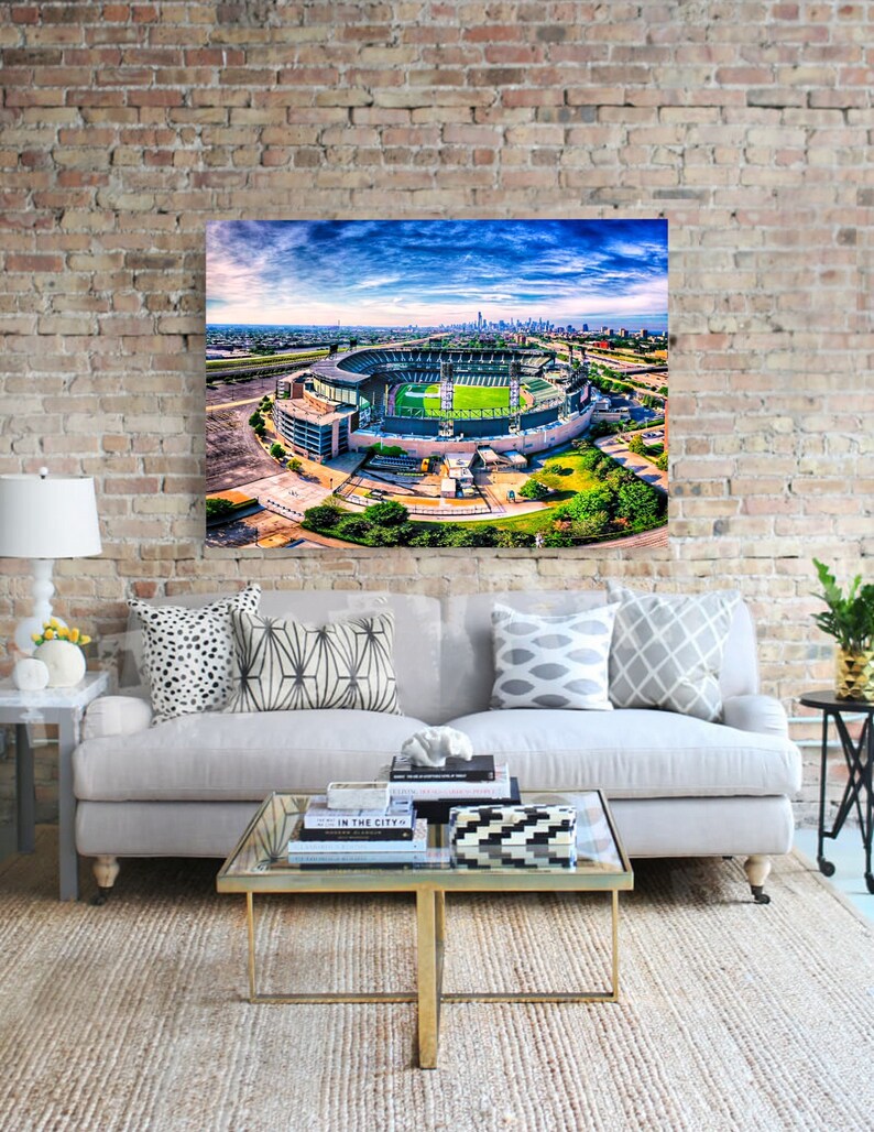 White Sox Stadium Chicago Canvas, Guaranteed Rate Field, Chicago Baseball, Chicago Wall Decor, by Will Byington Photography image 6