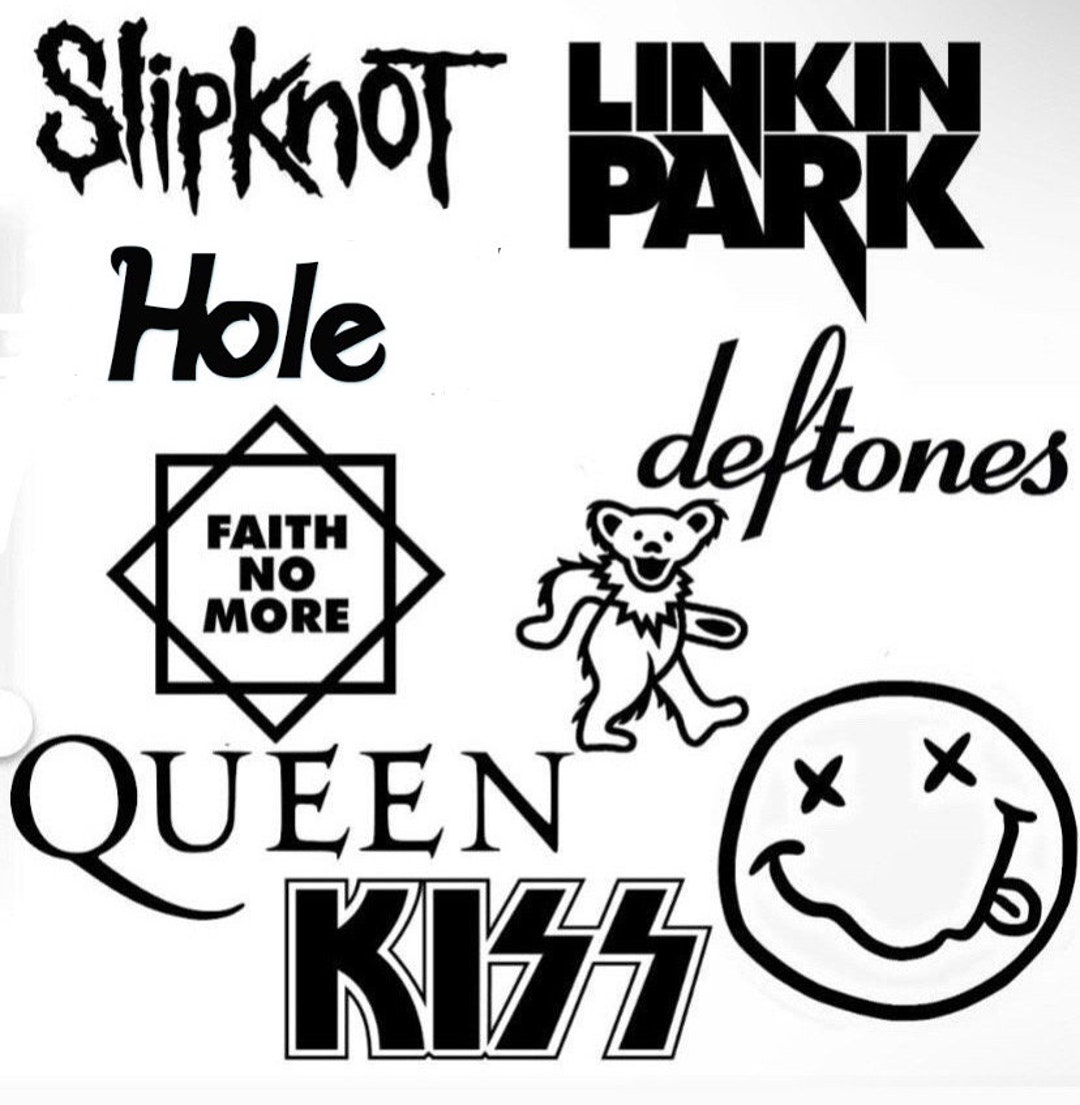 Rock Decals Metal Decals Rock Music Stickers Nirvana Slipknot Greatfull