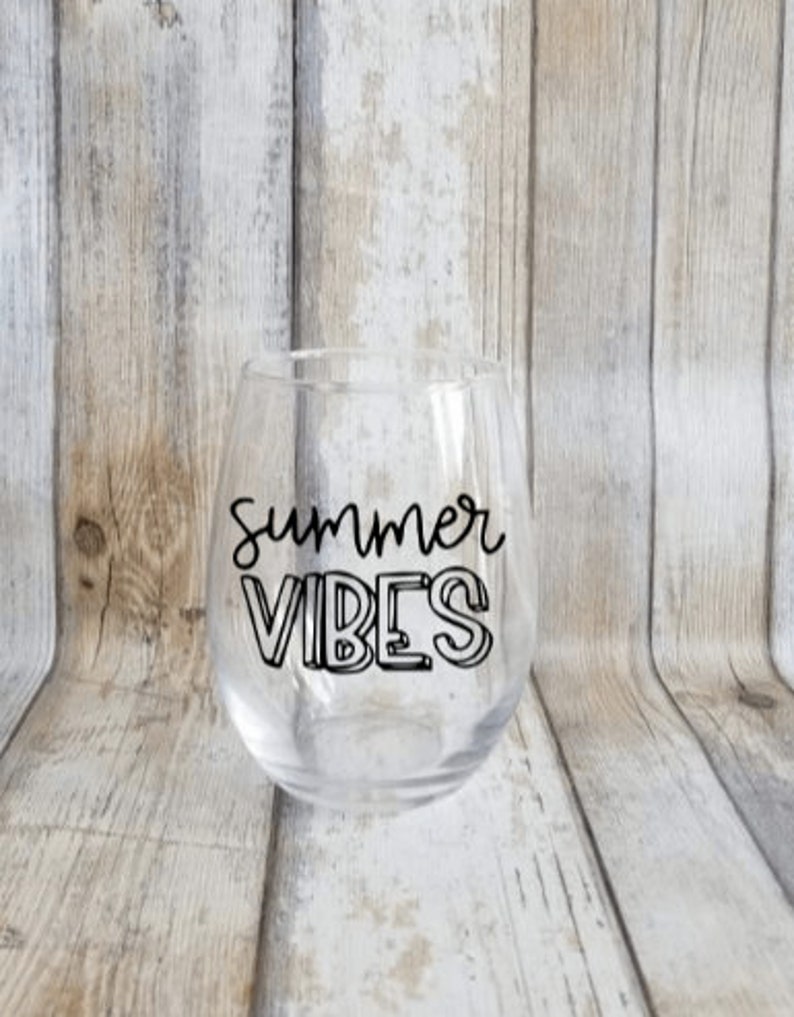 Summer Vibes Wine Glass or Beer Mug