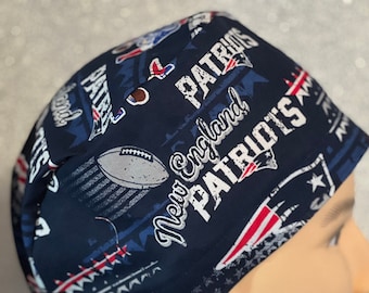 New England Patriots NFL Unisex Scrub Cap Medical Cap Nurse Hat