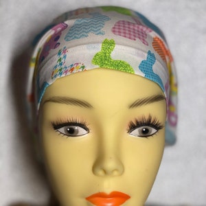Easter Bunny - Women&#39;s Euro style Surgical Scrub Cap