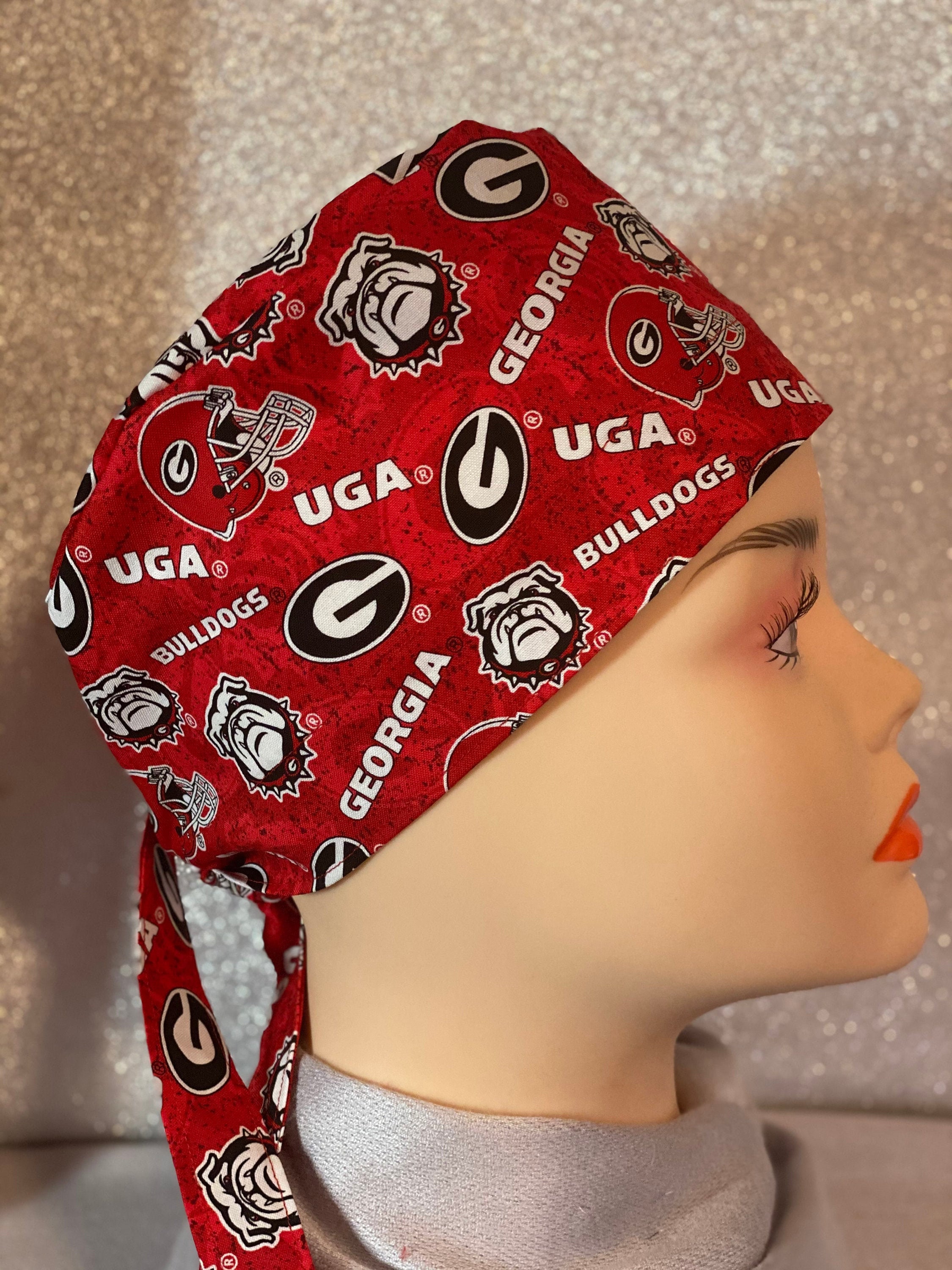 Georgia Bulldogs theme double fleece scarf/UGA scarf/Gifts for Him/Gifts for Her 