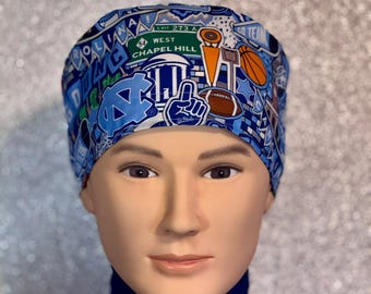 UNC Scrub Cap, Nurse Scrub Cap, Chemo Cap, Foodservice, Healthcare Worker
