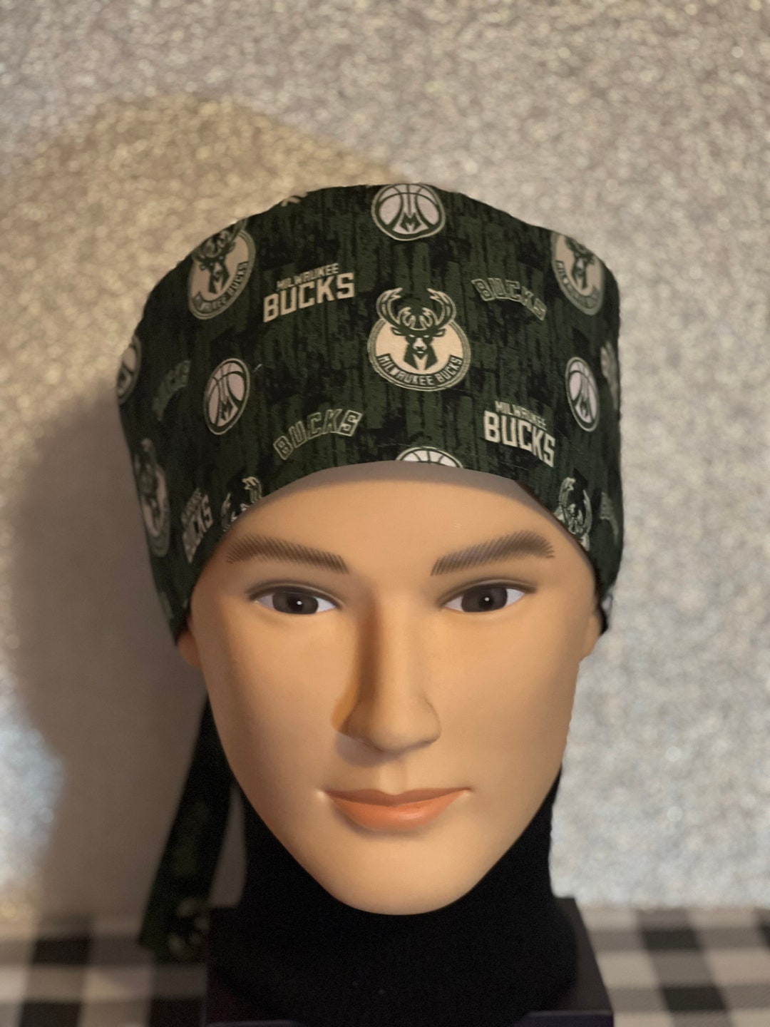 Milwaukee Bucks NBA Unisex Style Scrub Cap Scrub Cap Scrub Etsy