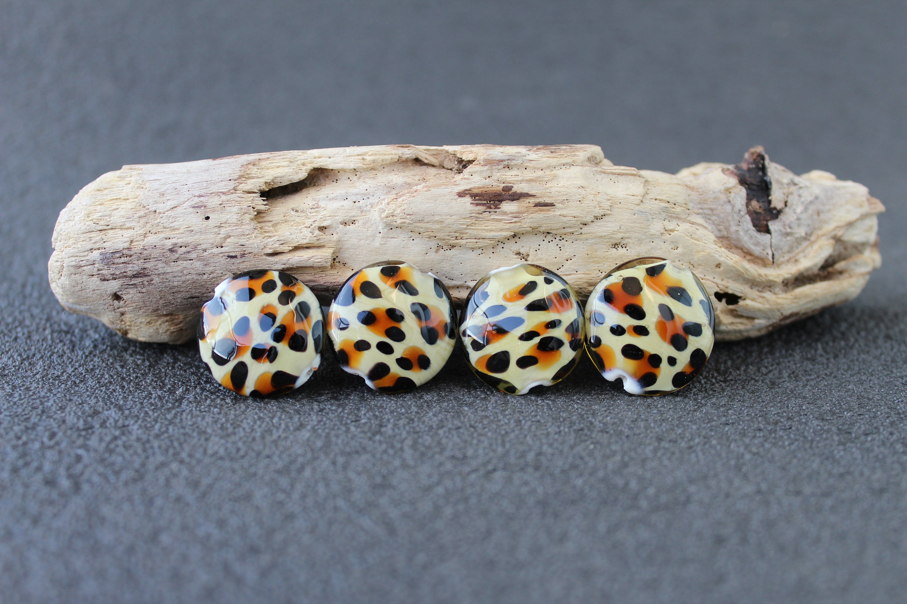 Anello A Fascia Murrina Oro Rotto In Vetro Di Murano Fatto A Mano - Foto 5