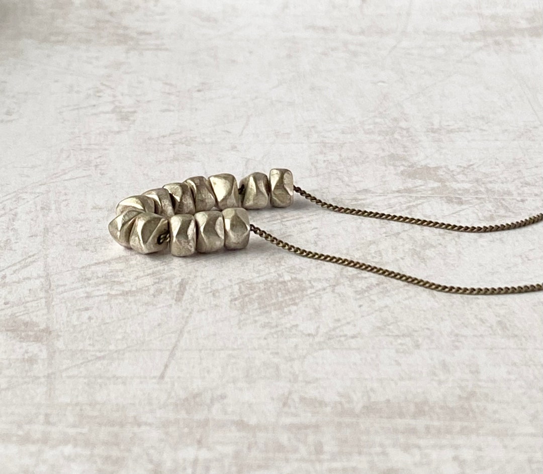 ブレスレット LESS IS MORE silver beads necklace Teenie Less is More Bracelet in Sterling | CJK Jewelry