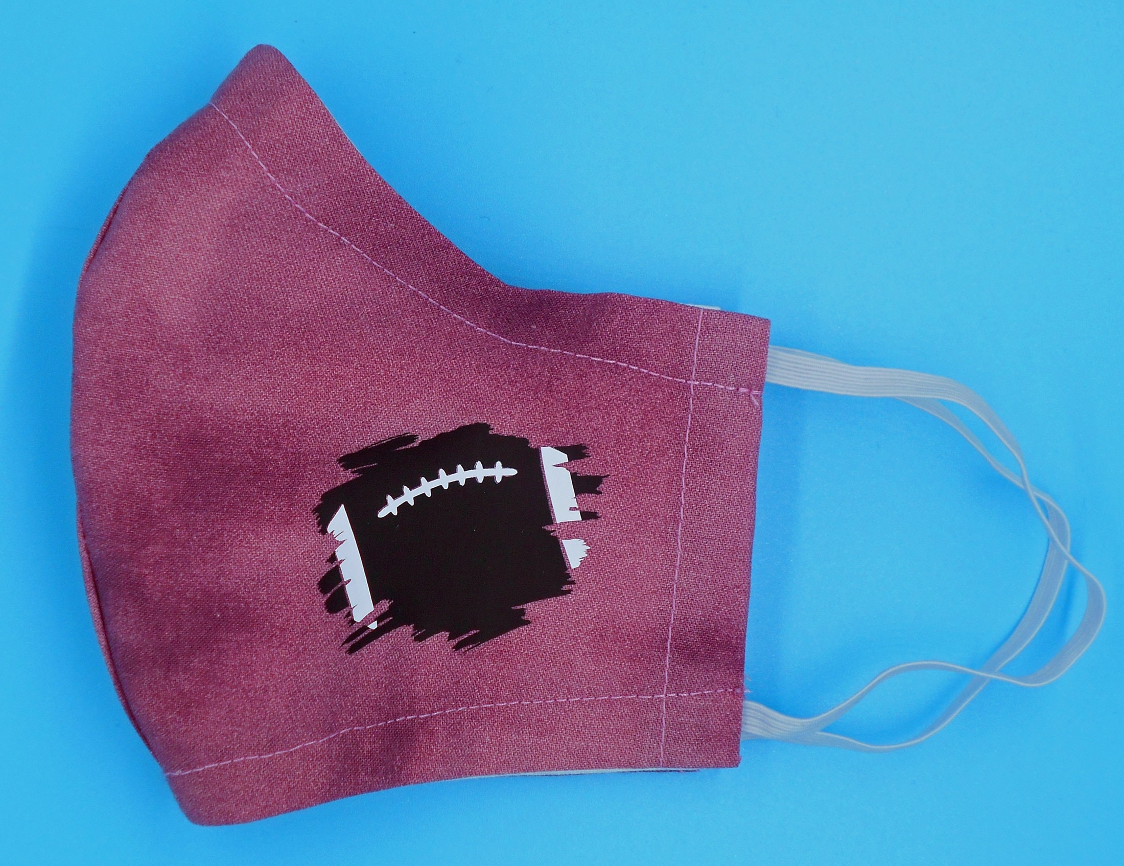 Ladies Paint Stroke Football Face Mask Resusable Face Mask Etsy