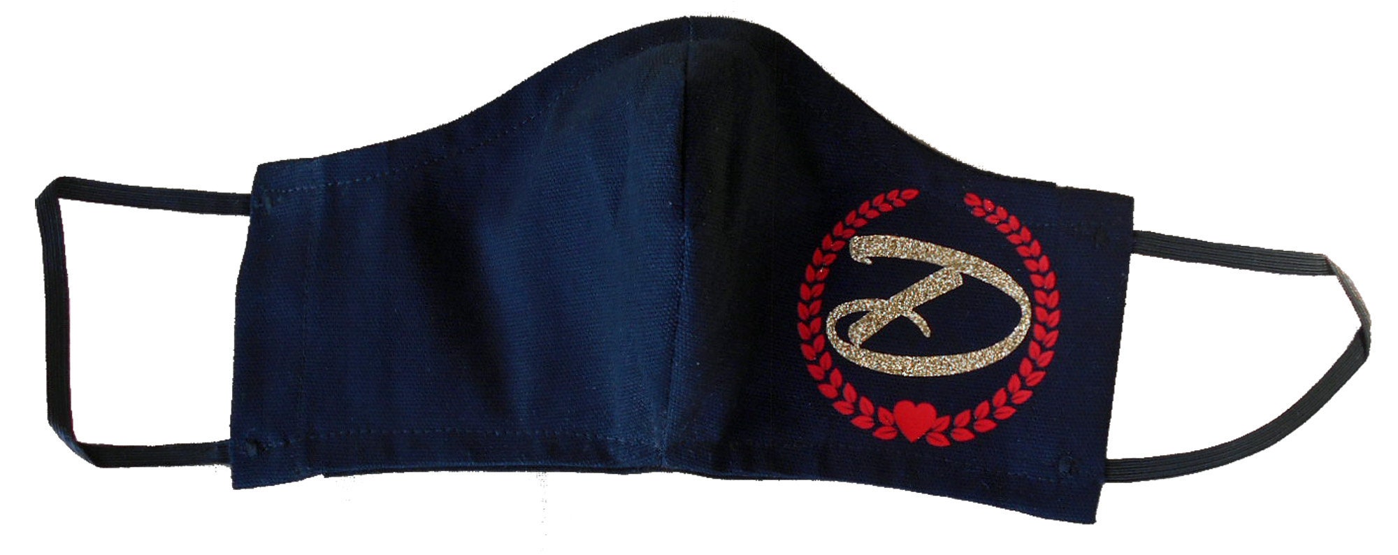 Personalized Black Bling Ladies Face Mask Face Covering Etsy