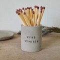 Unique Concrete Tea Light Holders / Matchstick Holders / Gift /
