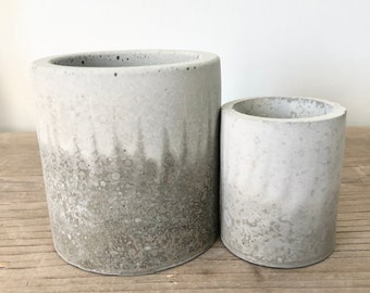 Unique  Handmade Concrete Planters / home decor /  Gift