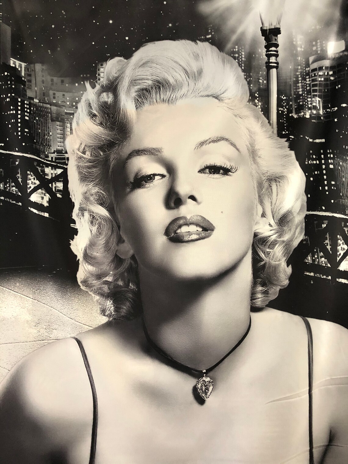 Marilyn Monroe Huge Fabric Print Etsy