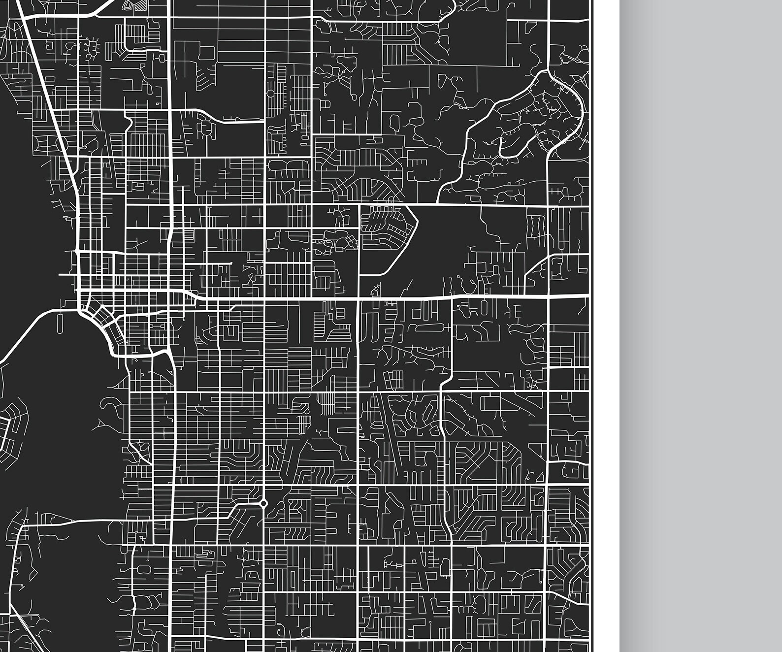 SARASOTA Florida. City Map. Printable Road Map. Street Map. | Etsy