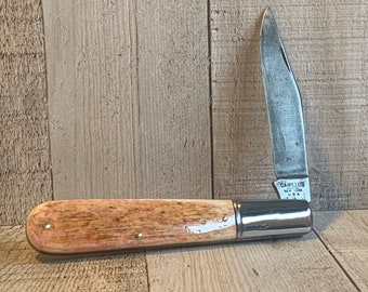 Camillus #9 Grand Daddy Barlow with Smooth Sunset Bone Handles