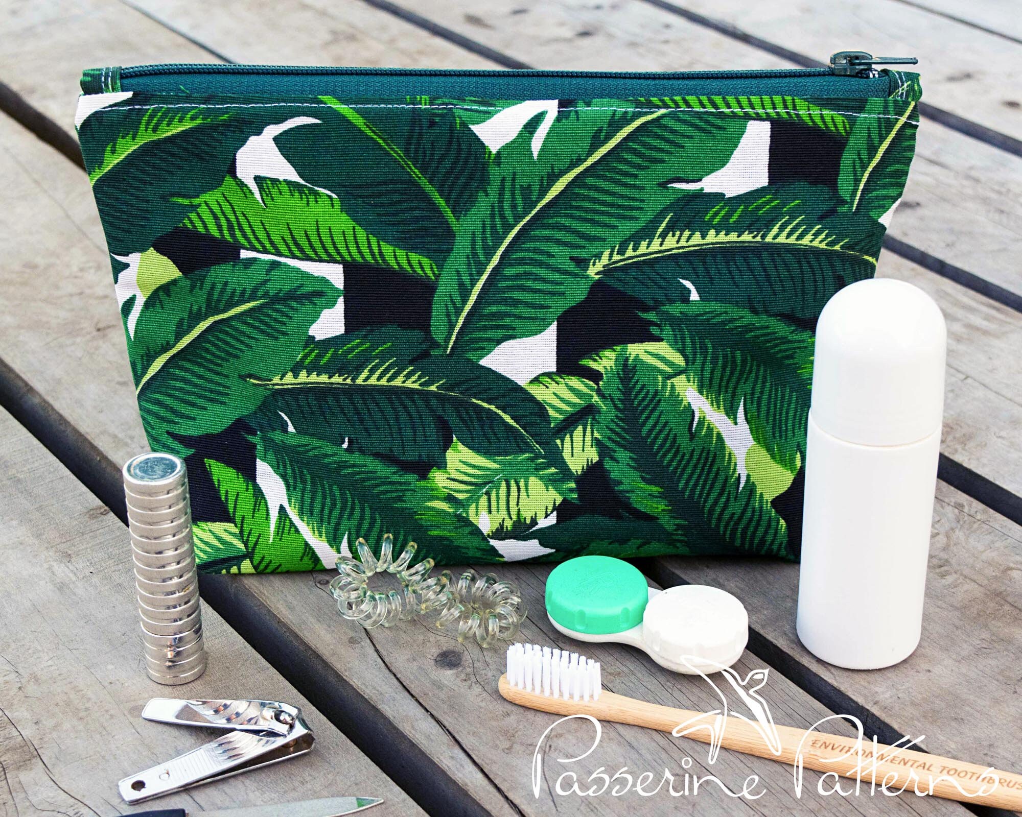 Zipper Pouch PDF Sewing Pattern / Beginner Pouch Pattern / Etsy