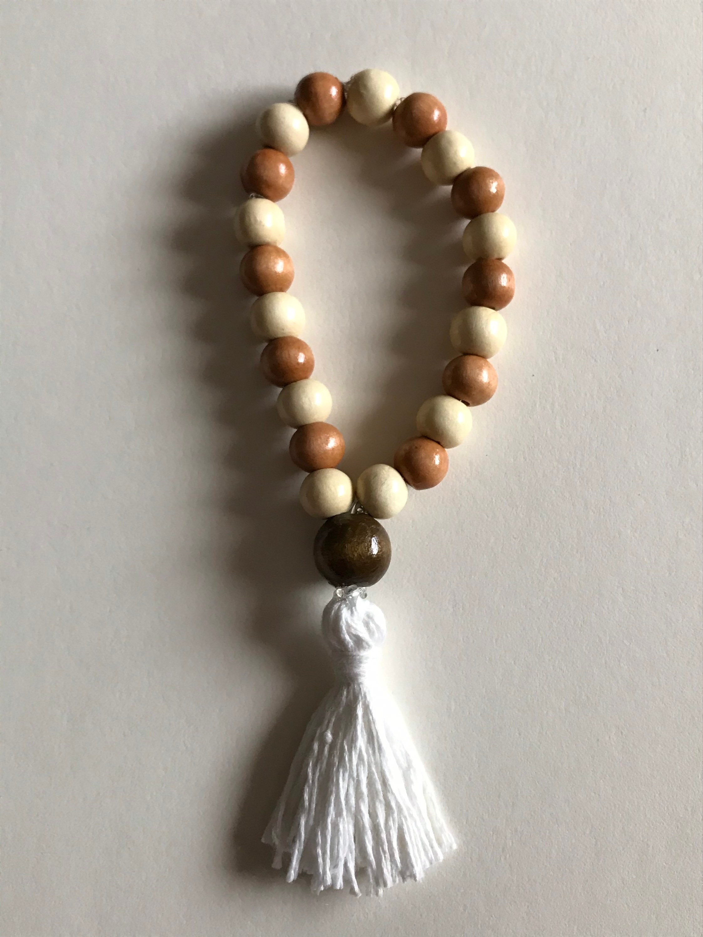 21 Mala Bracelet/ Wrist Mala Bracelet/ tassel bracelet/ handmade Mala