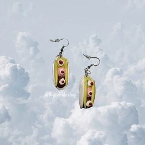 banana split earrings