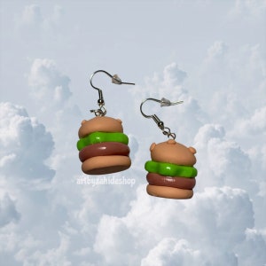krabby patty earrings