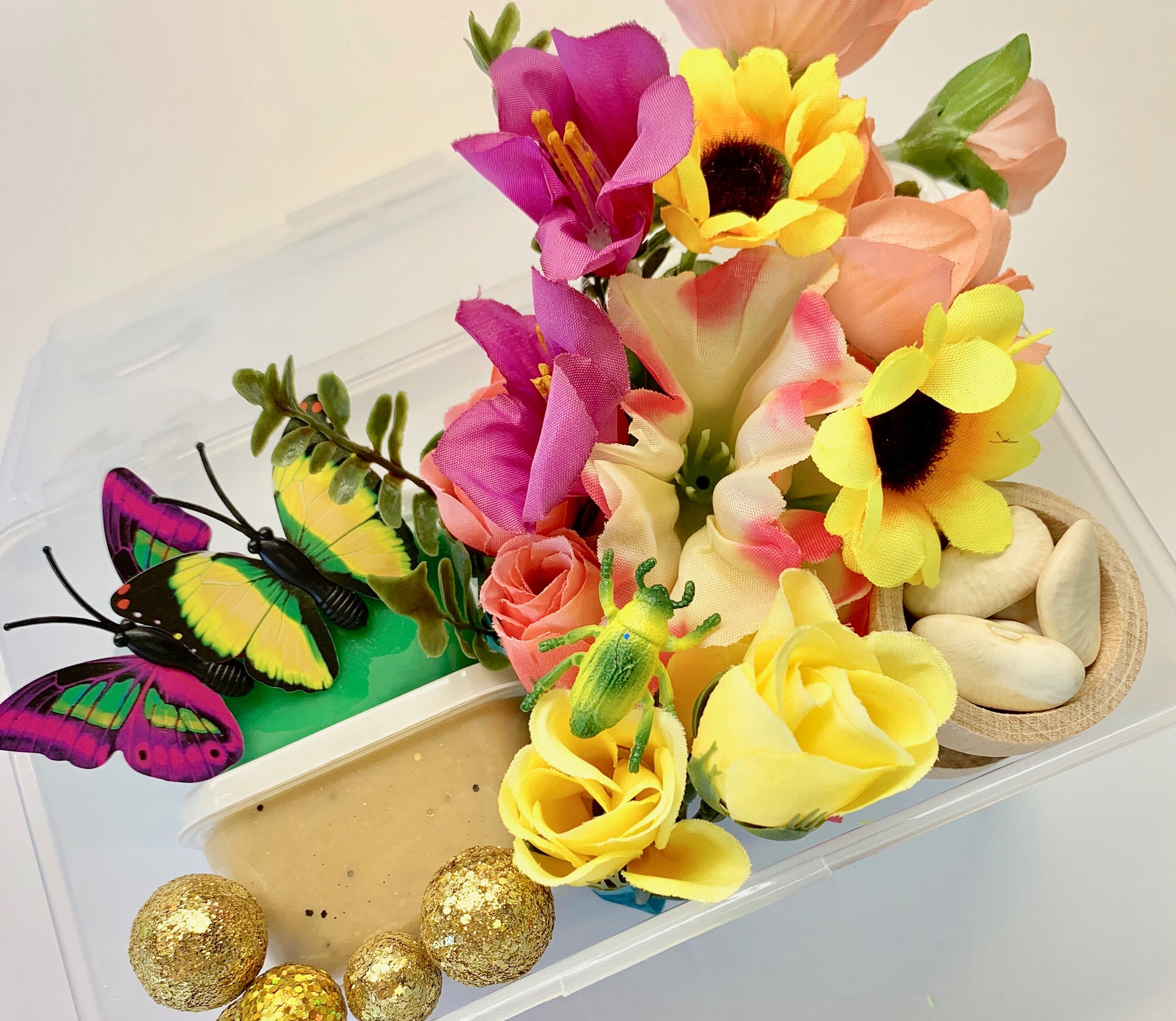 Mini Spring Flower Play Dough Kit