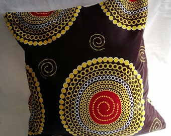 African print pillow | Etsy African Print Pillow Covers | African