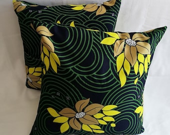 African print pillow | Etsy African Print Pillows Covers with bow
