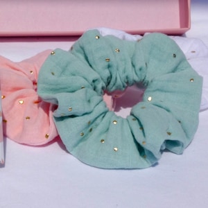 Double gauze scrunchie for adults/children/elastic bows/hair accessories