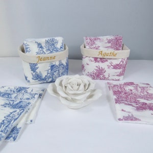 Eco-friendly bamboo washable cleansing/makeup remover wipes with personalized basket