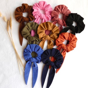 Foulchie / Scrunchie scarf / hair elastic / boho boho hair accessory