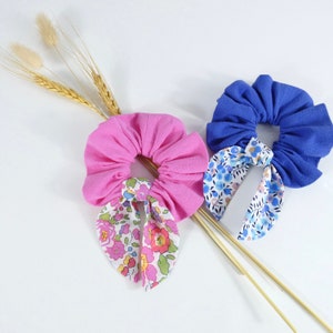 Foulchie / chouchou foulard / élastique cheveux / scrunchie imprimé liberty
