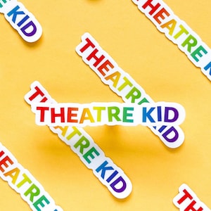 Theatre Kid Rainbow Sticker