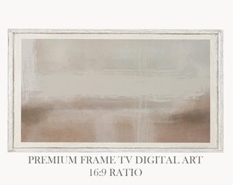 Boho Abstract Painting 4K Samsung Frame TV Art Japandi Decor Living Room Bedroom Digital Textured Canvas Hisense TCL Nxtframe Art Mode LG
