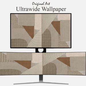 Beige Textil Stoff Kunstwerk Super Ultraweitwinkel Wallpaper Breitbild-Desktop-Hintergründe, ultra Weitwinkel Computer HD Screensaver PC Breiter Monitor