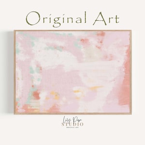 Wall Art Abstract Print Pink and White Printable Painting for living Room Dining Room Bedroom Decor Blush Pink Wall Art Housewarming Gift