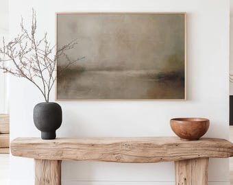 Printable Minimal Wall Art Abstract Painting for Modern Home Decor Textured Landscape Print for Living Room Bedroom or Gift Digital Download