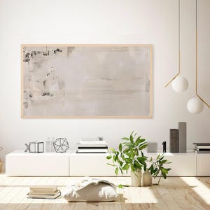 Samsung Frame TV Abstract Beige Modern Minimalist Boho oil painting Modern decor Muted colors neutral art for frame TV Japandi Frame TV Art